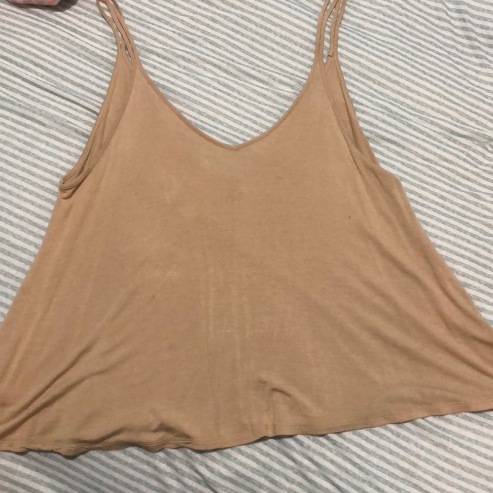 Nude flowy Tank